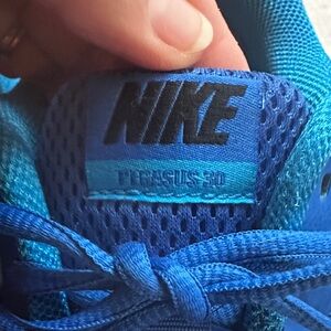 NIKE PEGASUS30 Vibrant Blue Athletic Sneakers, barely worn, like new. Size10men